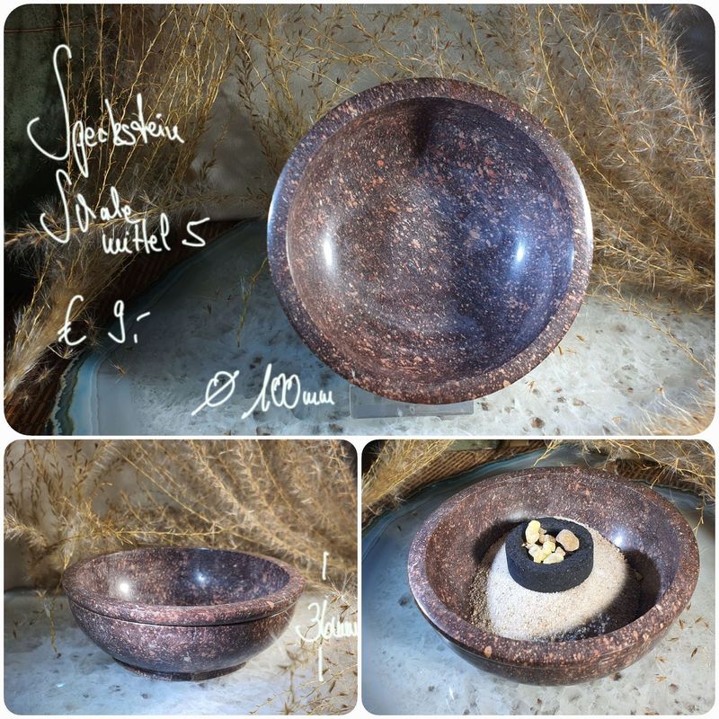 Speckstein Schale mittel (5)