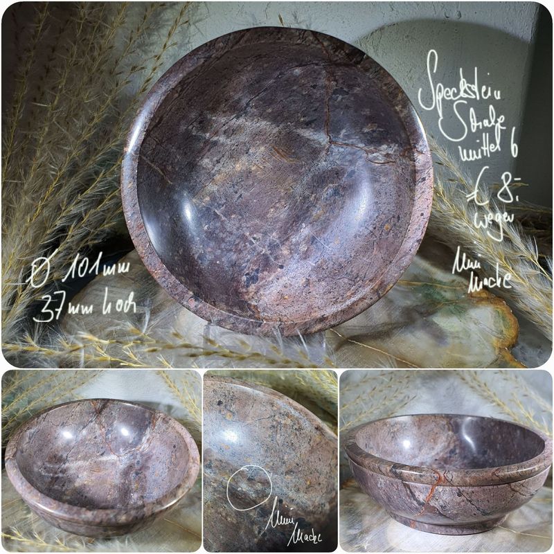 Speckstein Schale mittel (6)