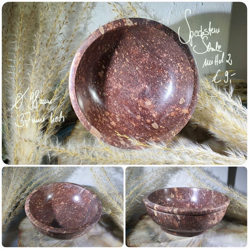 Speckstein Schale mittel (2)