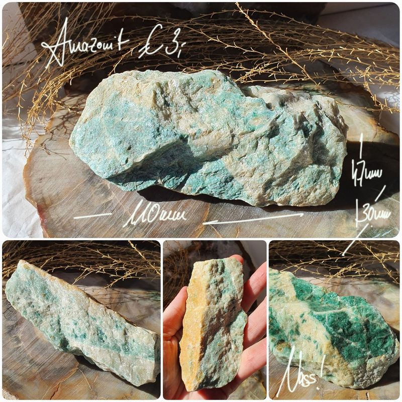 Amazonit Rohstein (3) Amazonit Rohstein (3)