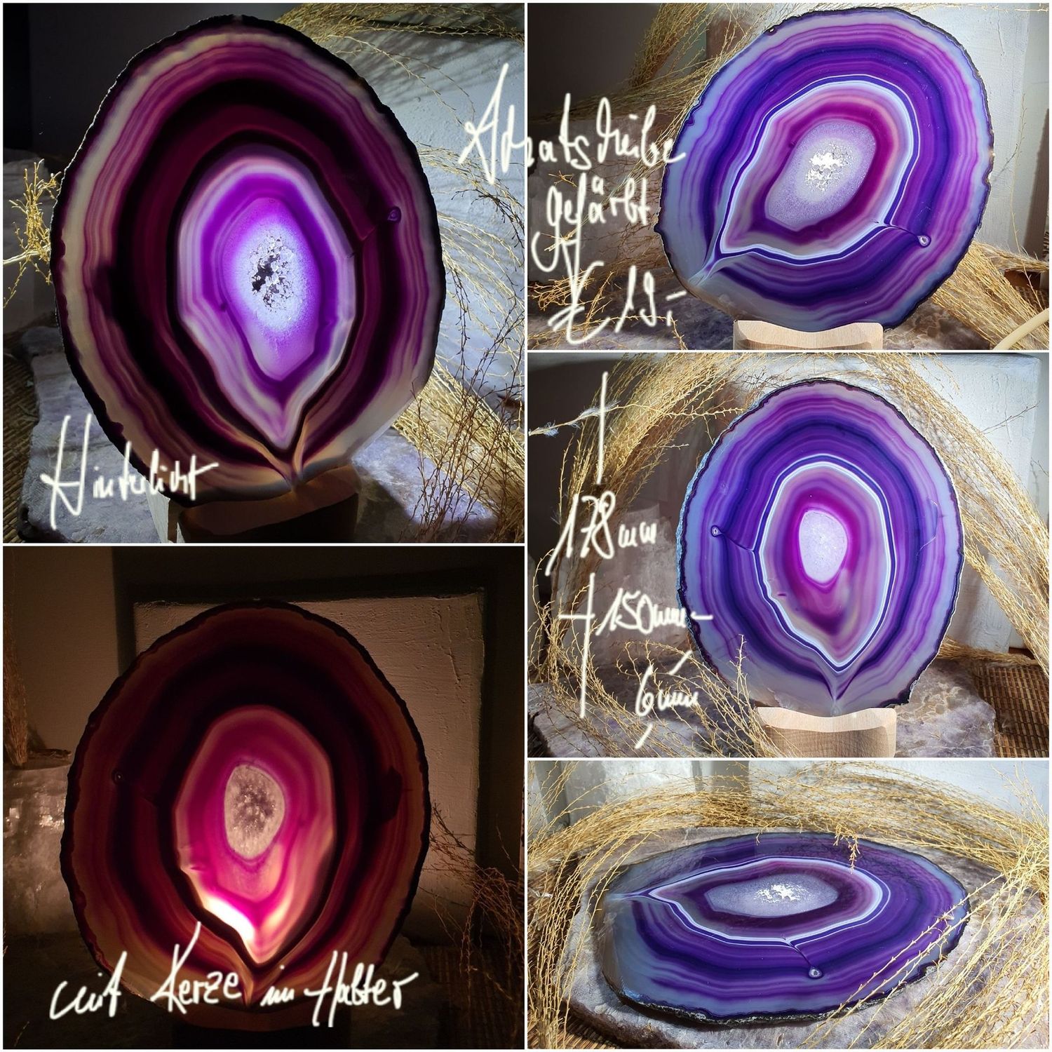 Achatscheibe gefärbt (1)