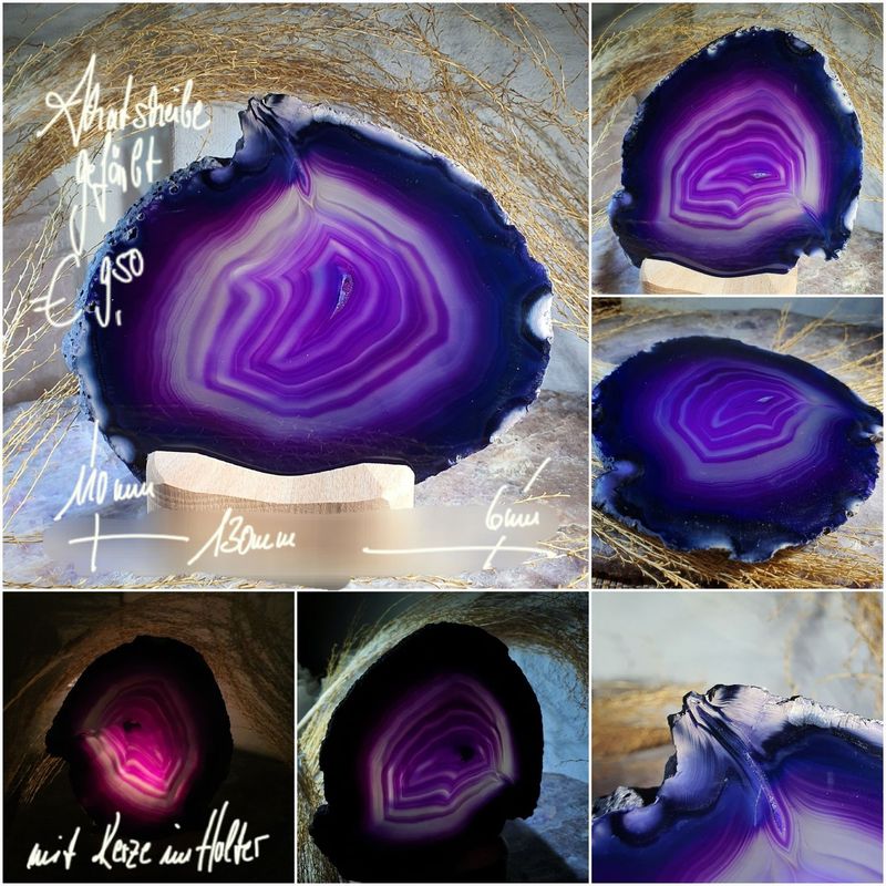 Achatscheibe gefärbt (2) Achatscheibe gefärbt (2)