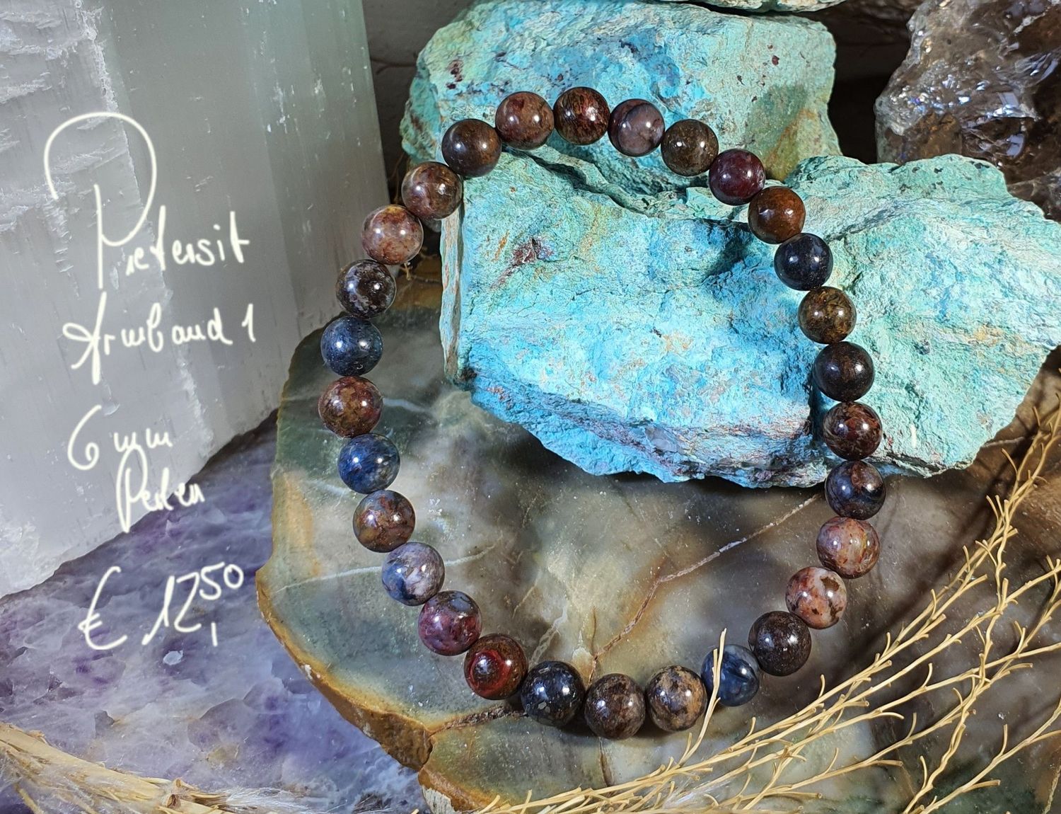 Pietersit Armband 6 mm Perlen