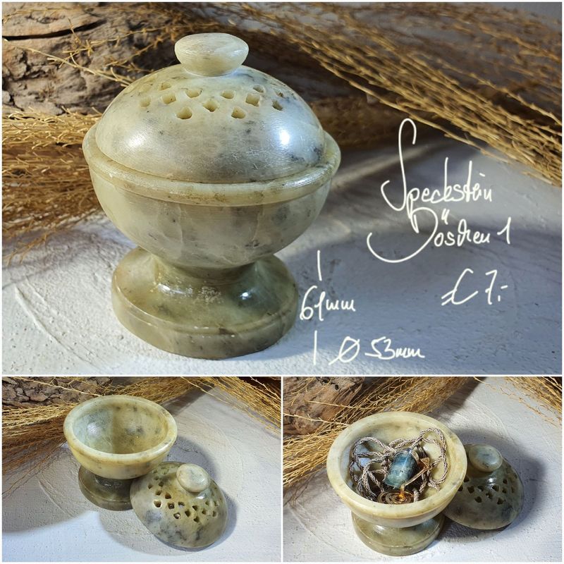 Speckstein Döschen (1)