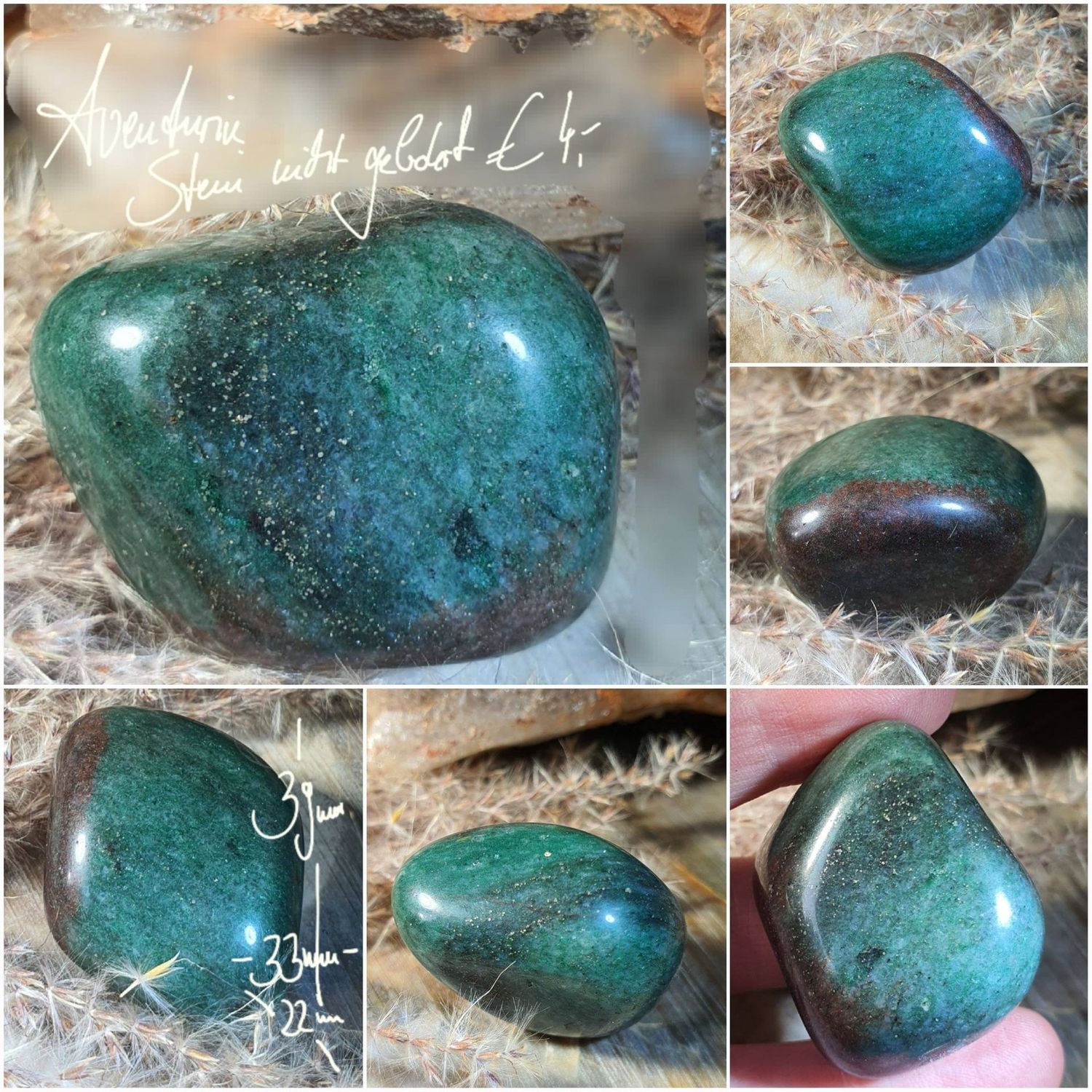 Aventurin nicht gebohrt