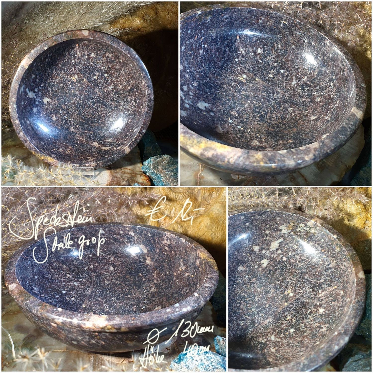 Speckstein Schale groß 130 mm (3)