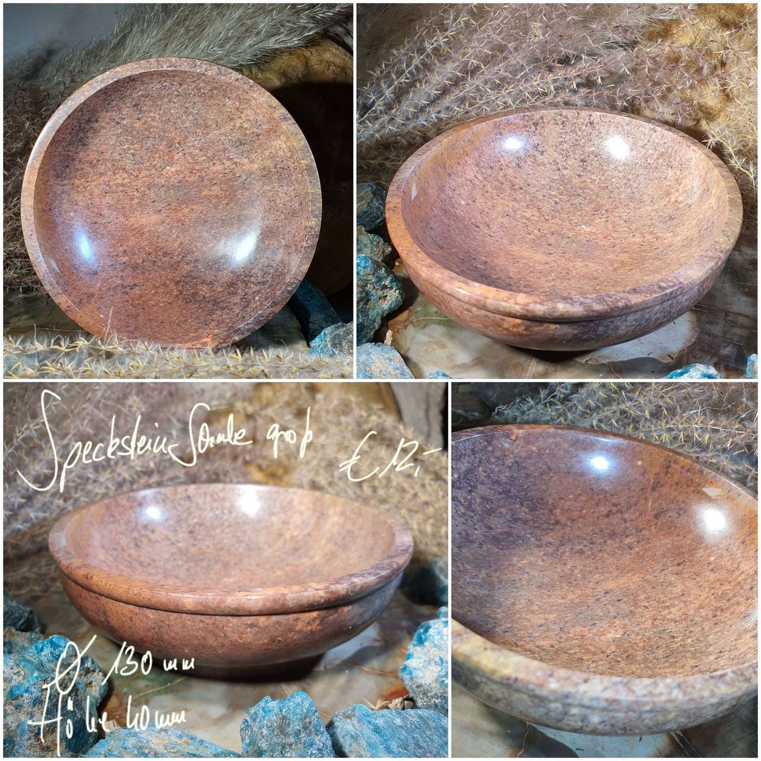 Speckstein Schale groß 130 mm (2)