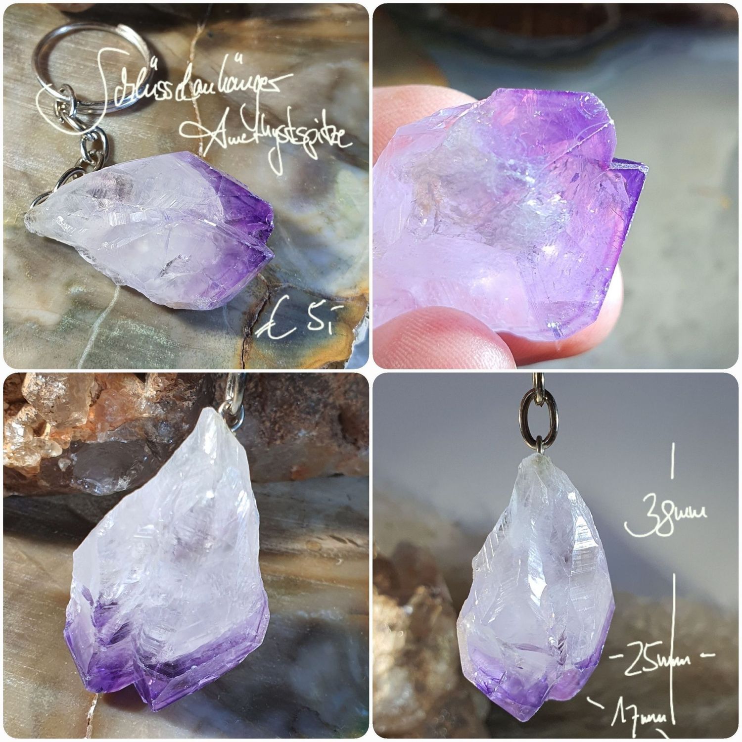 Amethyst Schlüsselanhänger