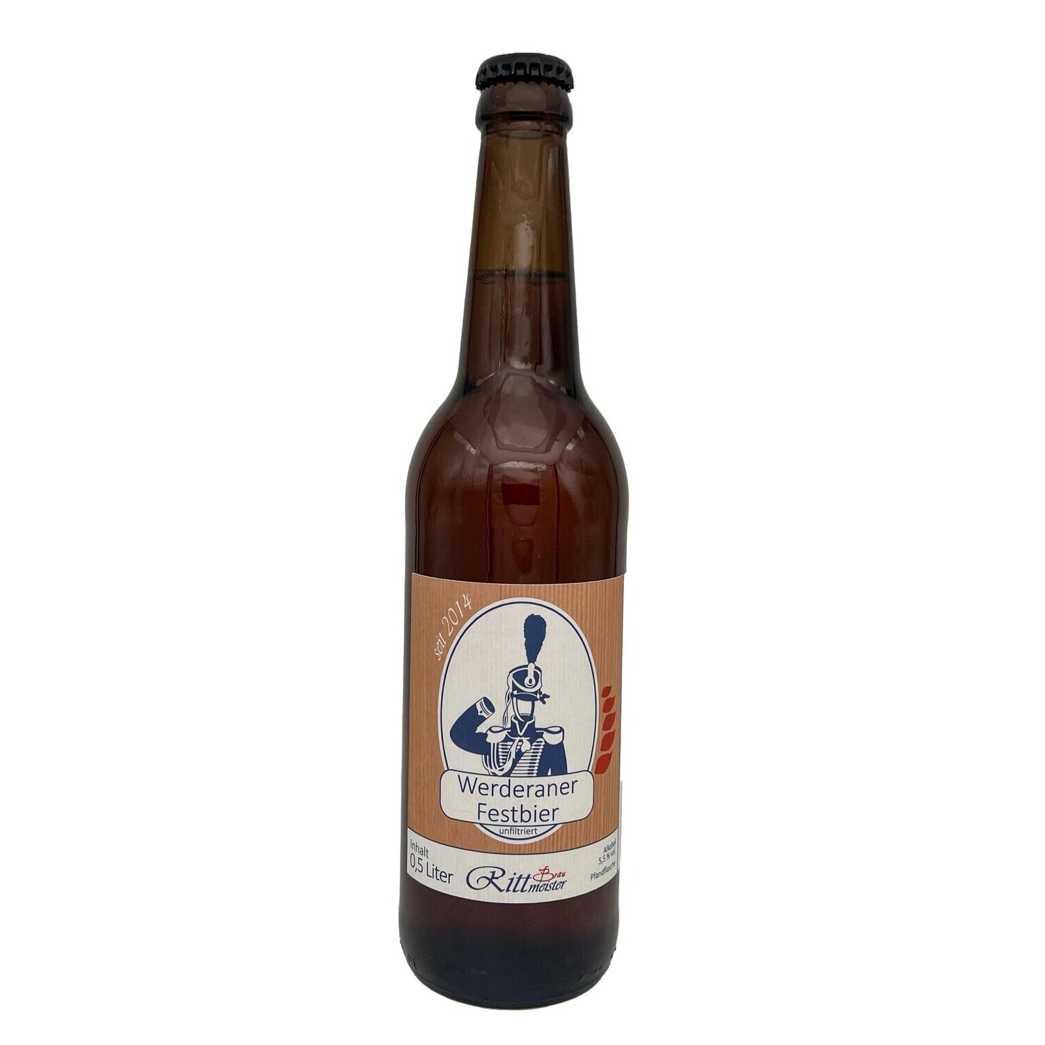 Werderaner Festbier, 0,5l (pasteurisiert)