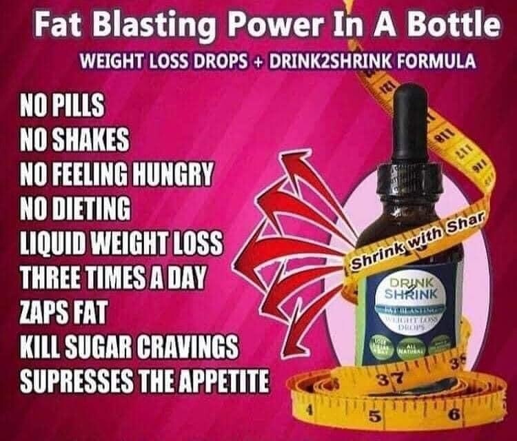 DRINK2SHRINK FAT BLASTING DROPS