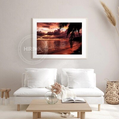 Fafa Island, Tongan Sunset (Print)