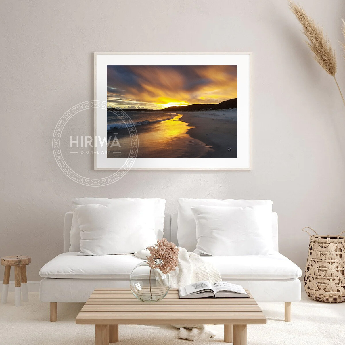 Fingal Bay, Golden Sunset (Print)