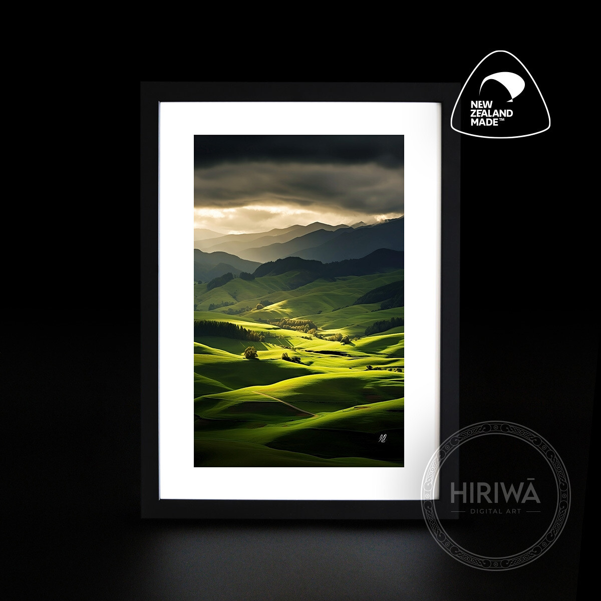 Sunlit Hills (Print)