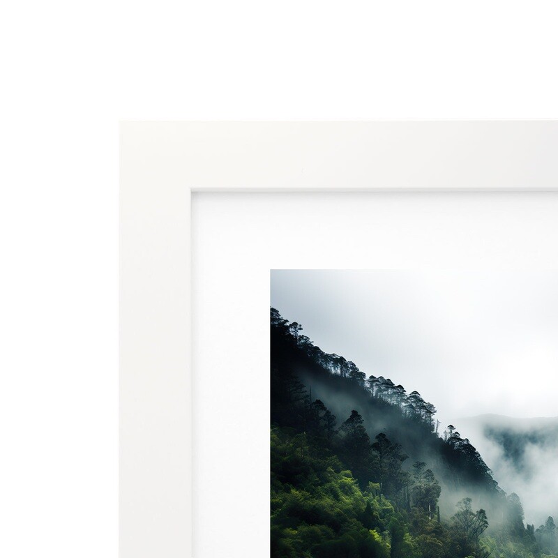 Frame Only — White (Wide)