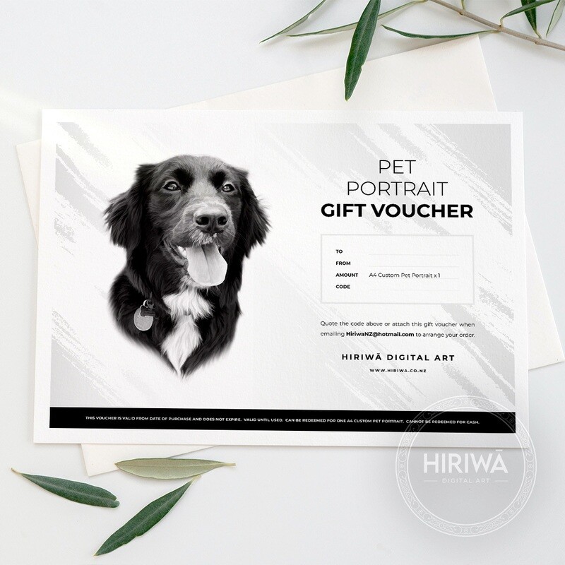 Gift Voucher - A4 Pet Portrait