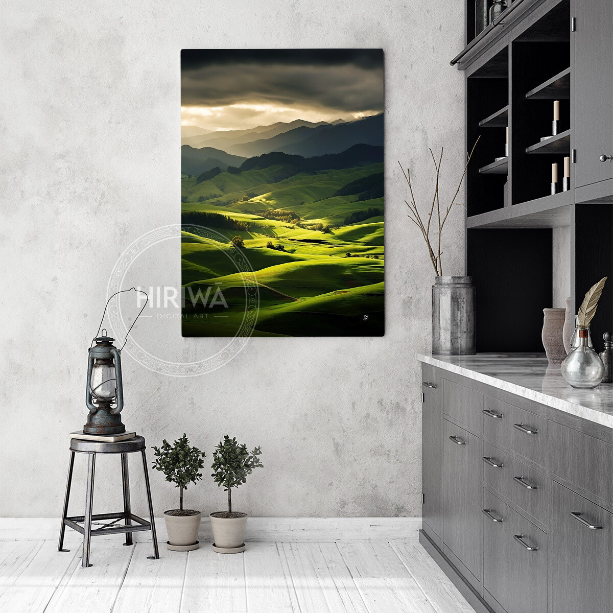 Sunlit Hills (Canvas)
