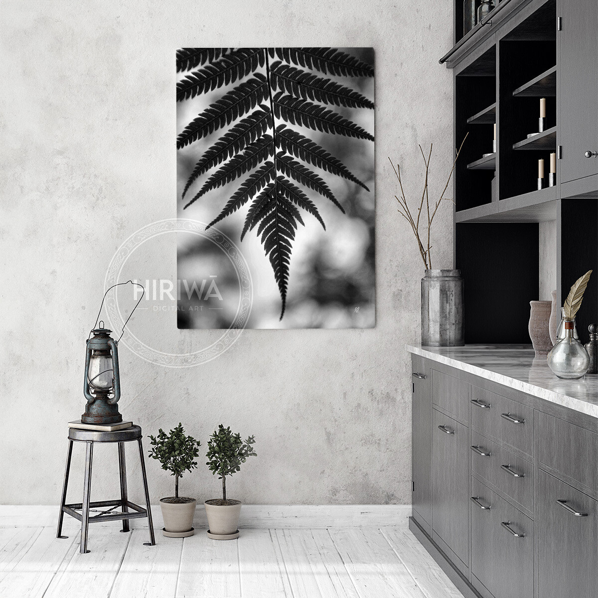Ponga | Silver Fern (Canvas)