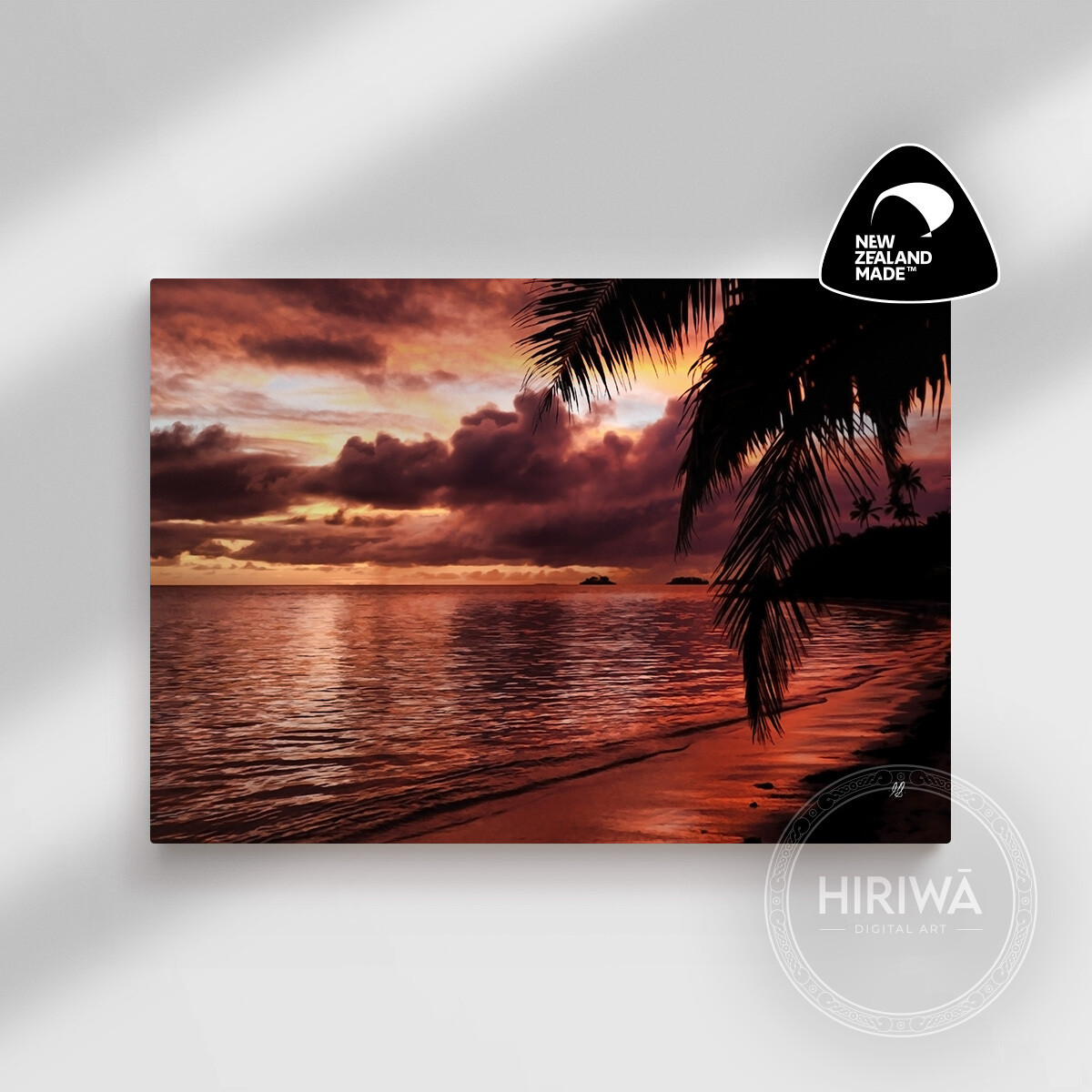 Fafa Island, Tongan Sunset (Canvas)