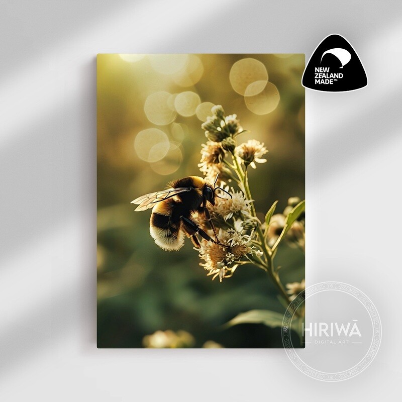 Meadow Bee Blossoms (Canvas)