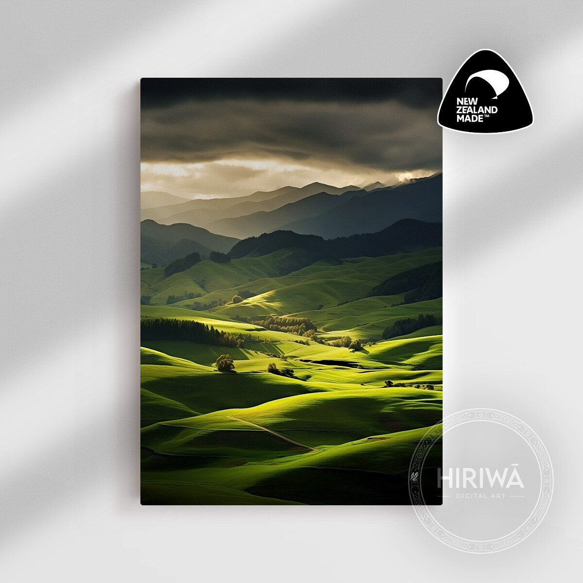 Sunlit Hills (Canvas)