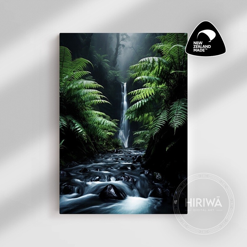 Secluded Falls (Canvas)