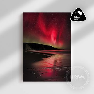 Red Aurora (Canvas)