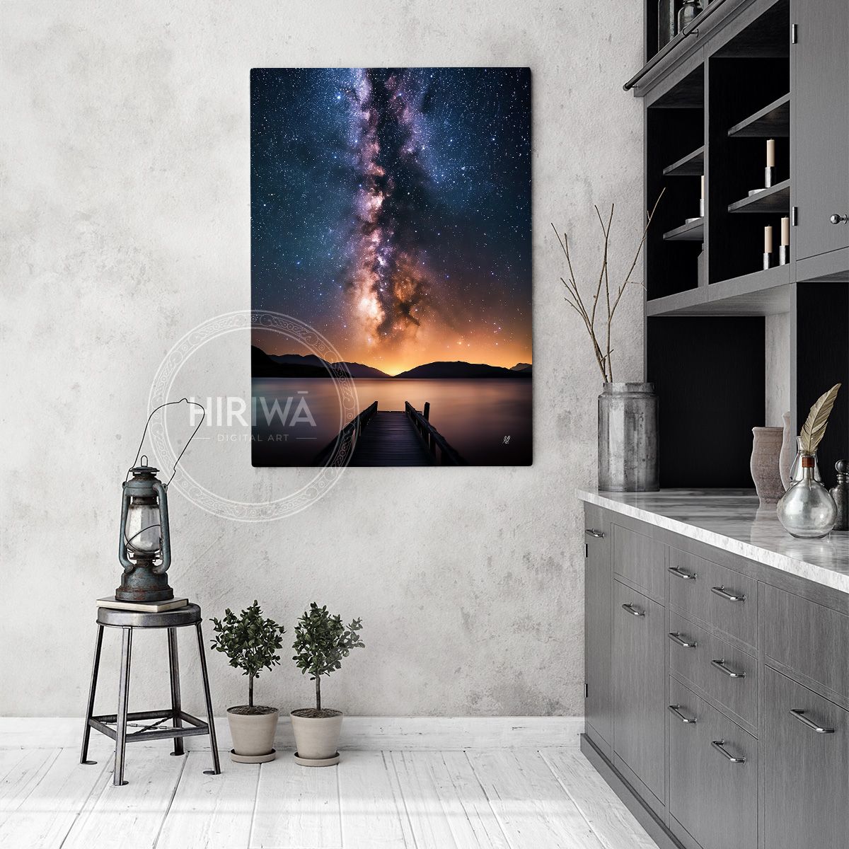 Night's Pursuit of Fading Light (Canvas)
