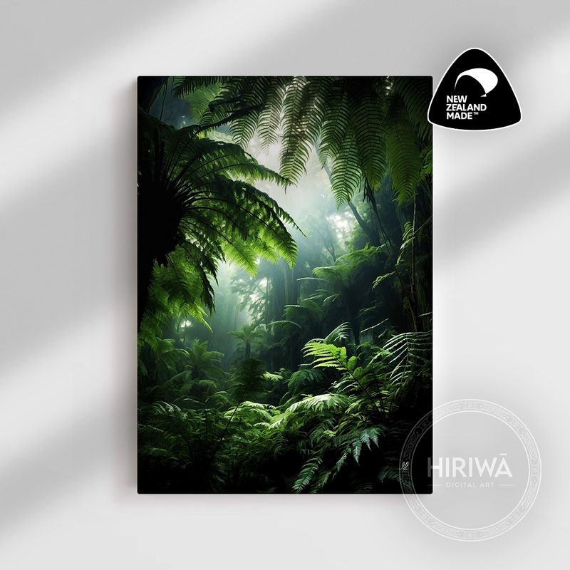 Amongst the Ferns (Canvas)