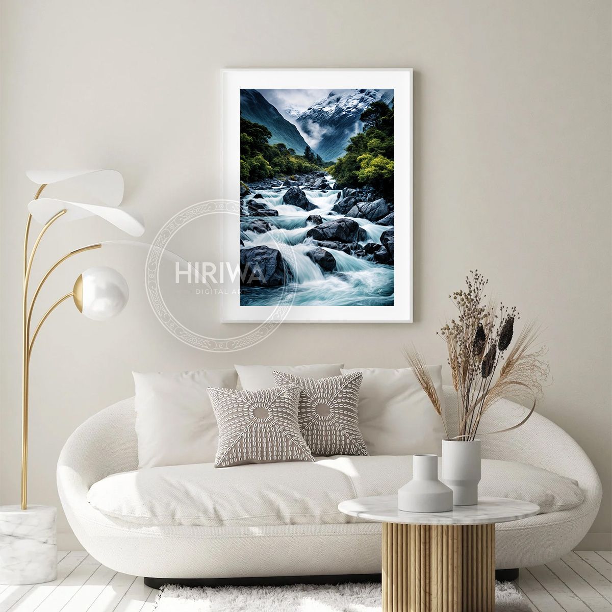 Untamed Mountain Rapids (Print)
