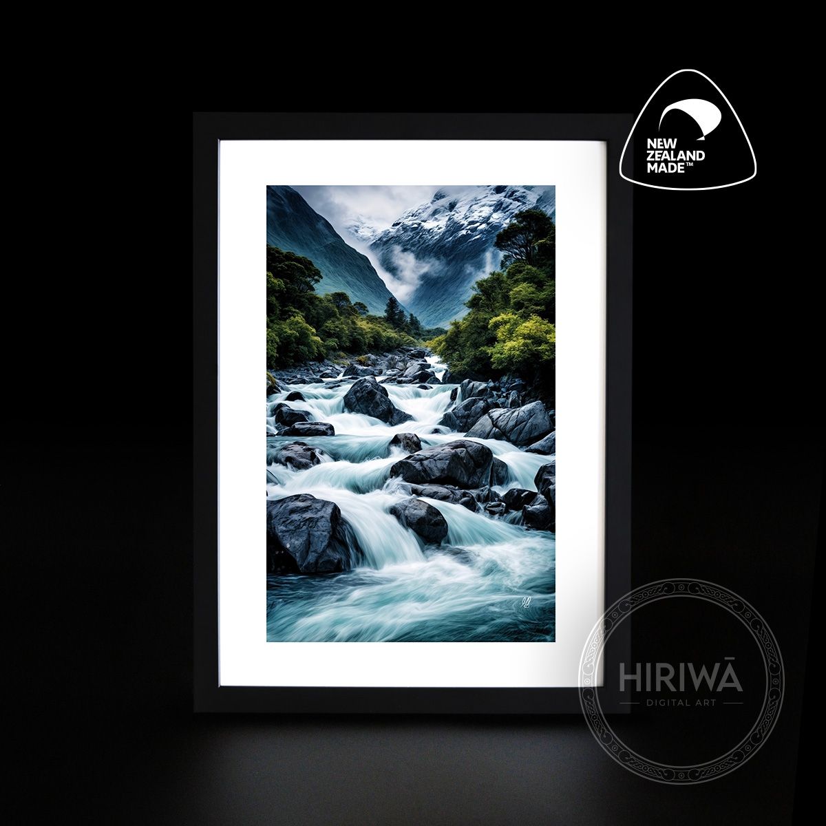 Untamed Mountain Rapids (Print)