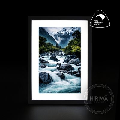 Untamed Mountain Rapids (Print)