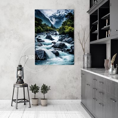 Untamed Mountain Rapids (Canvas)