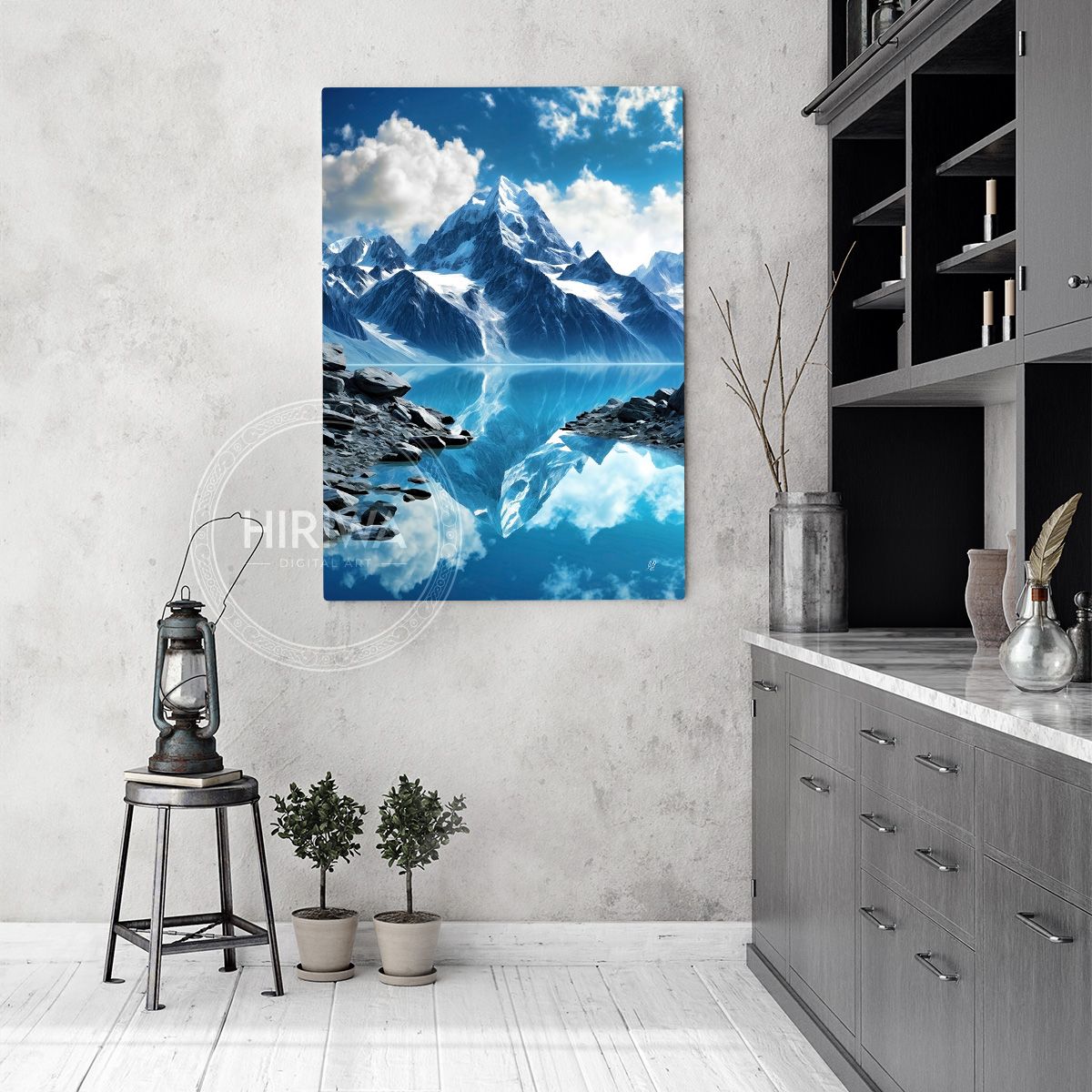 Mirrored Peaks (Canvas)