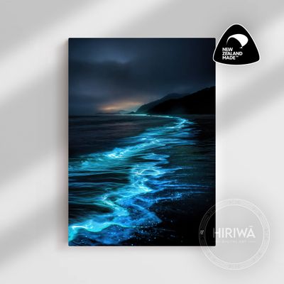 Bioluminous Drift (Canvas)