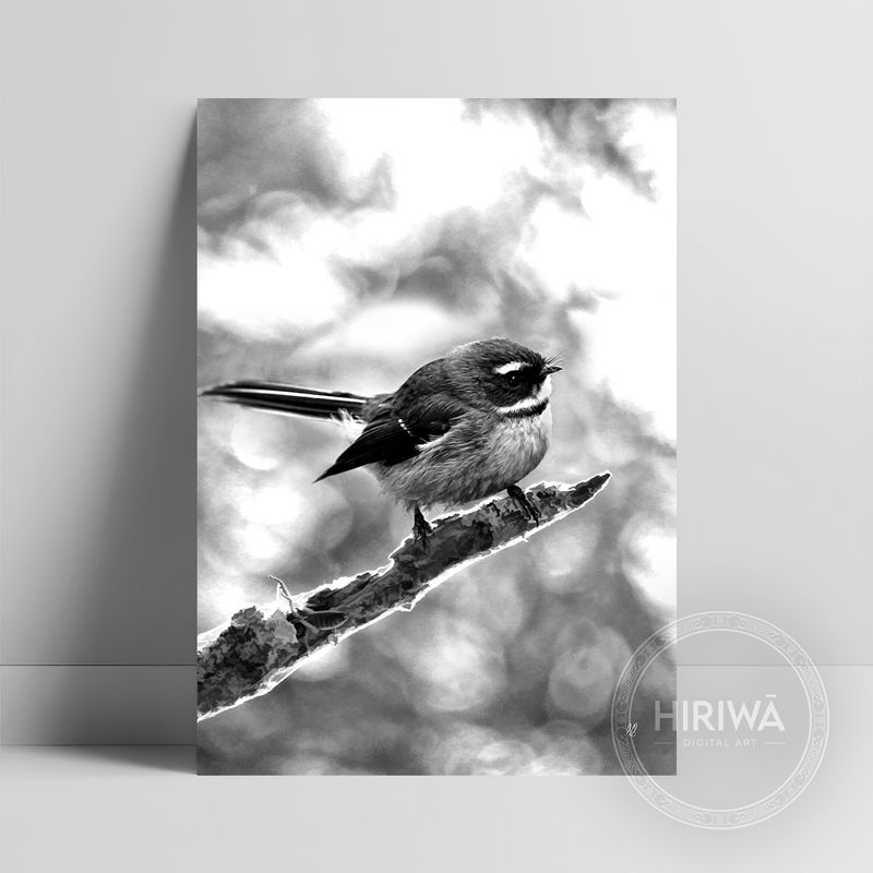 Pīwakawaka | Fantail (Print)