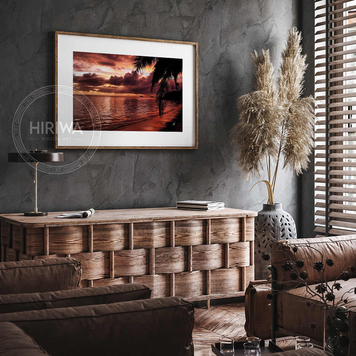 Fafa Island, Tongan Sunset (Print)