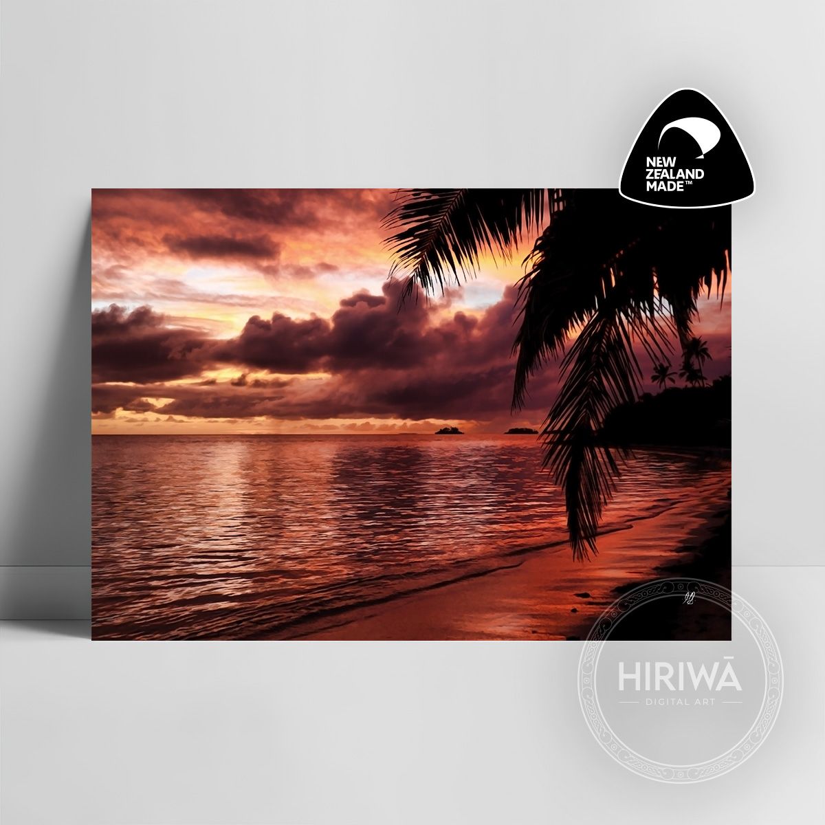 Fafa Island, Tongan Sunset (Print)