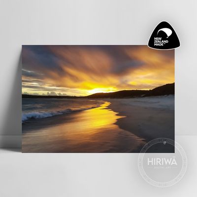 Fingal Bay, Golden Sunset (Print)