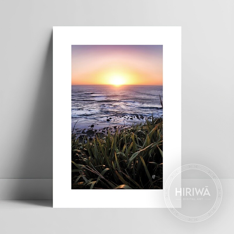 Hokianga, Tasman Sunset (Print)
