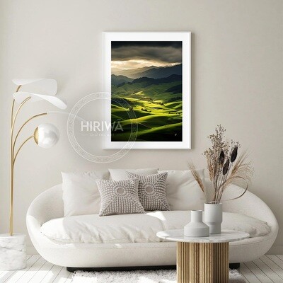 Sunlit Hills (Print)