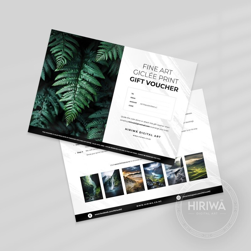 Gift Voucher - A0 Print
