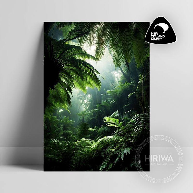 Amongst the Ferns (Print)