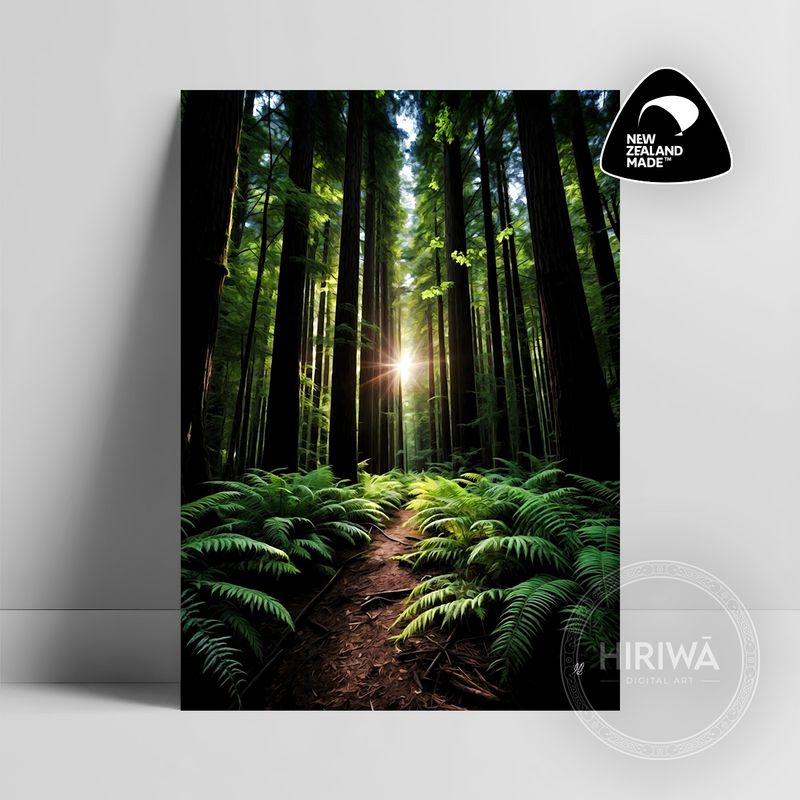 Under the Redwood Giants (Print)