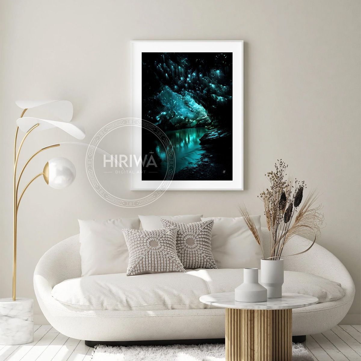 Glowing Threads of Light (Print)