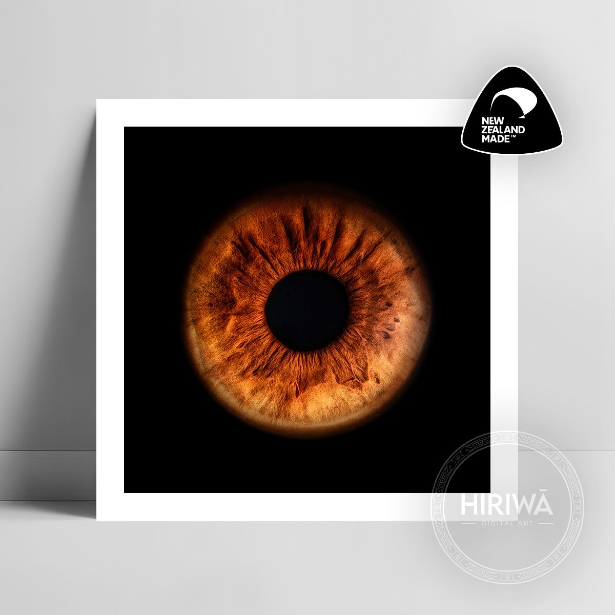 Iris Portrait (Square Print)