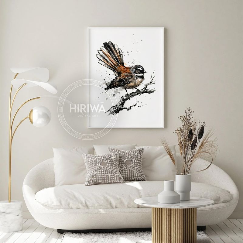 Pīwakawaka | Fantail (Print)
