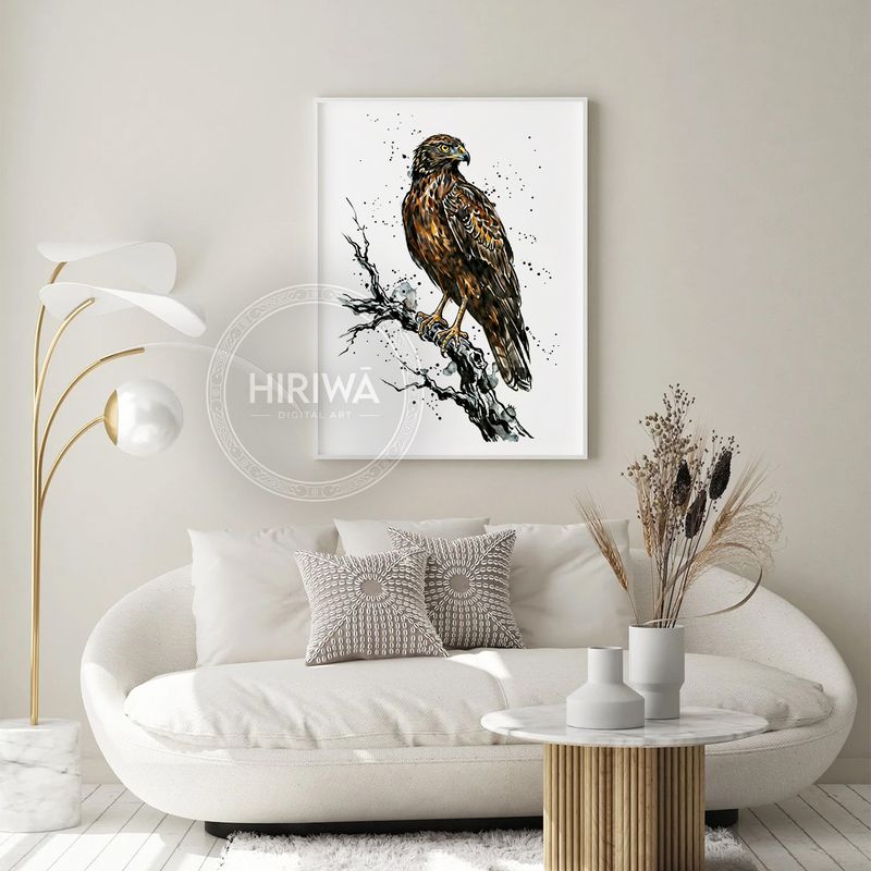 Kāhu | Harrier Hawk (Print)