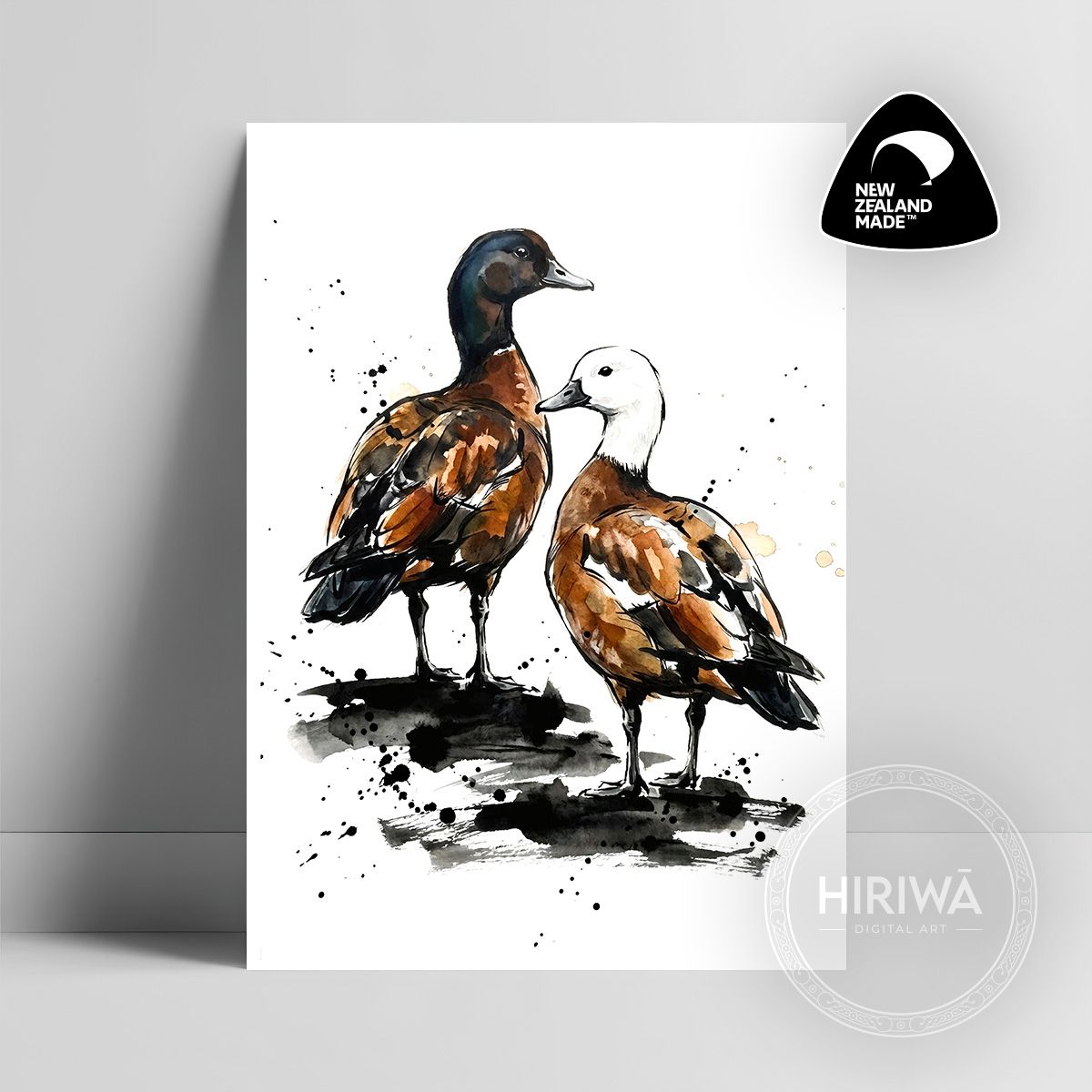 Pūtangitangi | Paradise Duck (Print)