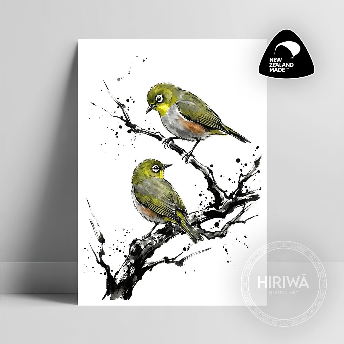 Tauhou | Wax-eye (Print)
