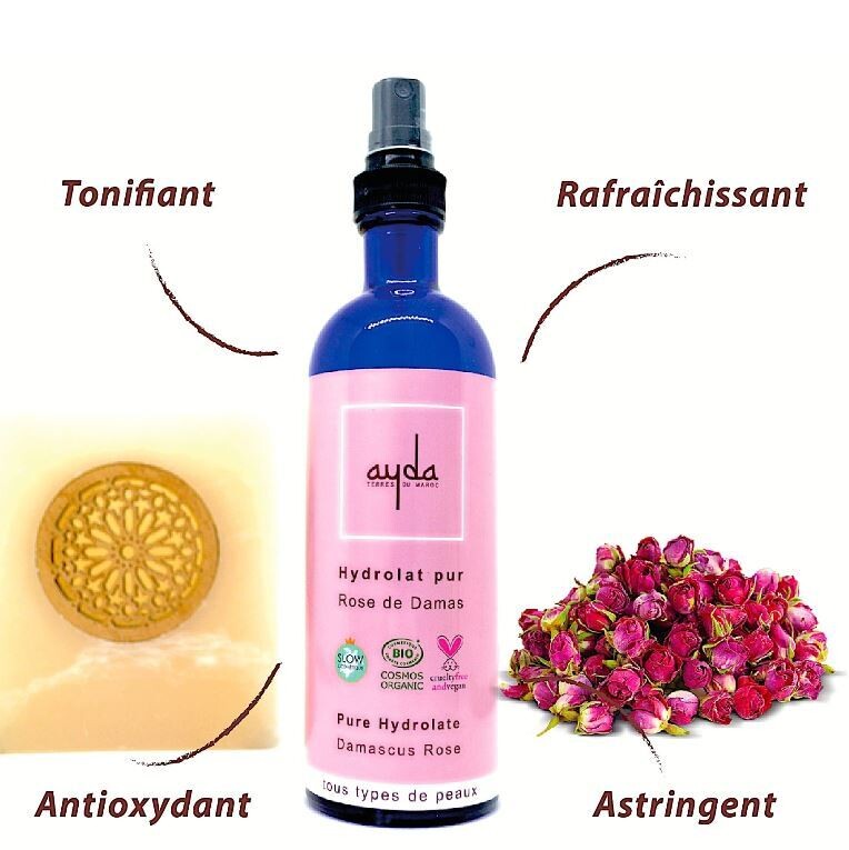 Hydrolat de rose de damas 200 ml